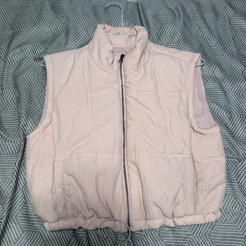 Pink Cropped Vest